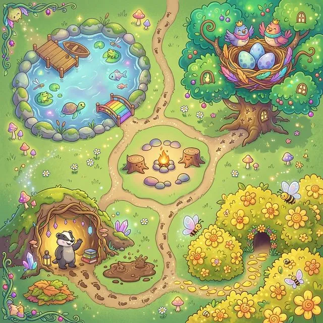 Anteprima Mappa Bosco Incantato